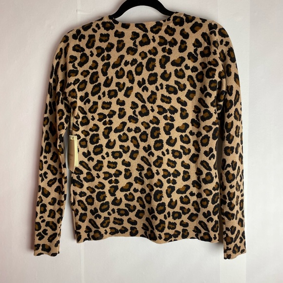 New Cynthia Rowley Cashmere Animal Print Sweater S - Picture 8 of 8
